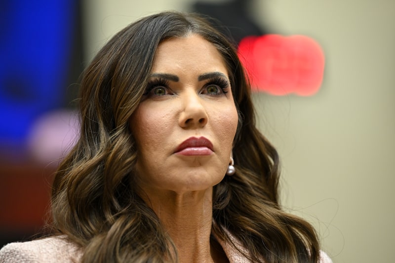 Kristi Noem. Fotógrafo: Graeme Sloan/Bloomberg. Kristi Noem. Fotógrafo: Graeme Sloan/Bloomberg.