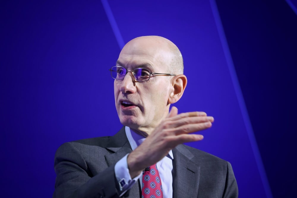 Adam Silver, comisionado de la Asociación Nacional de Baloncesto (NBA). Adam Silver, comisionado de la Asociación Nacional de Baloncesto (NBA).