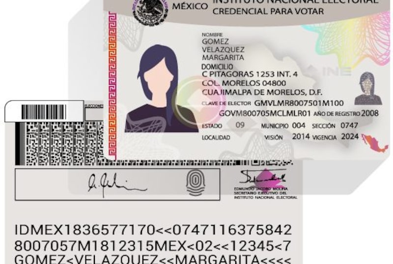 Credencial para votar del INE Credencial para votar del INE