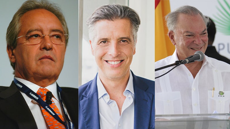 Roberto Kriete, del Grupo Kriete; Luis Javier Castro, fundador y socio director de Mesomérica Investments; y Frank Rainieri, del Grupo Punta Cana, forman parte del listado. Foto: Elaboración propia/Bloomberg/Mesoamérica/Grupo Punta Cana Roberto Kriete, del Grupo Kriete; Luis Javier Castro, fundador y socio director de Mesomérica Investments; y Frank Rainieri, del Grupo Punta Cana, forman parte del listado. Foto: Elaboración propia/Bloomberg/Mesoamérica/Grupo Punta Cana