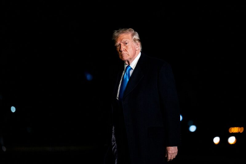 Trump disse ainda que pode aumentar ainda mais as tarifas dos EUA em resposta a quaisquer retaliações. (Foto: Al Drago) Trump disse ainda que pode aumentar ainda mais as tarifas dos EUA em resposta a quaisquer retaliações. (Foto: Al Drago)