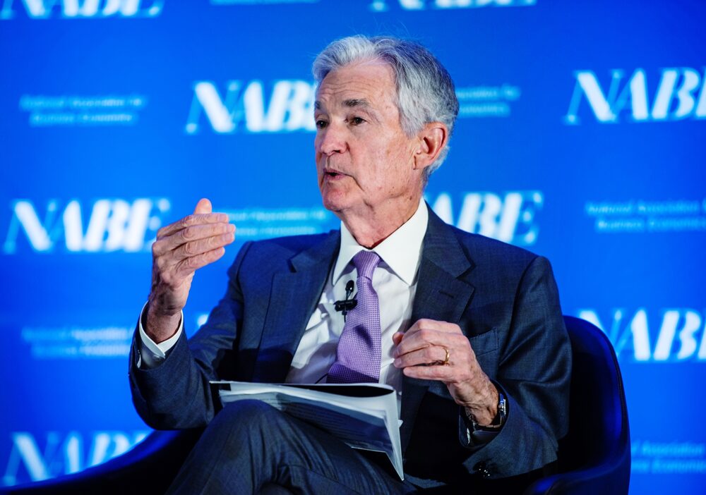 Jerome Powell, presidente de la Reserva Federal estadounidense. Fotógrafo: Seth Herald/Bloomberg Jerome Powell, presidente de la Reserva Federal estadounidense. Fotógrafo: Seth Herald/Bloomberg