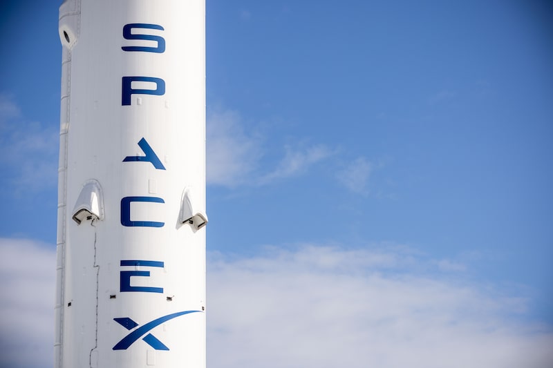 A SpaceX Falcon 9 reusable rocket booster on display outside the company's facilities in Hawthorne, California, US, on Monday, April 13, 2026. SpaceX has filed confidentially for an initial public offering, according to people familiar with the matter, bringing billionaire Elon Musk's rocket, satellite and AI company closer to delivering the biggest-ever listing. Photographer: Ethan Swope/Bloomberg A SpaceX Falcon 9 reusable rocket booster on display outside the company's facilities in Hawthorne, California, US, on Monday, April 13, 2026. SpaceX has filed confidentially for an initial public offering, according to people familiar with the matter, bringing billionaire Elon Musk's rocket, satellite and AI company closer to delivering the biggest-ever listing. Photographer: Ethan Swope/Bloomberg