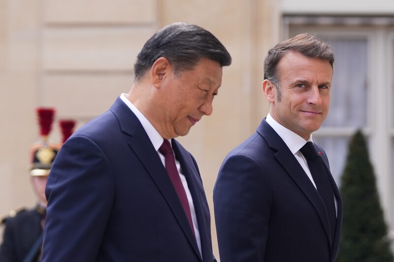 Macron y Xi en París, en mayo de 2024. Fotógrafo: Nathan Laine/Bloomberg
Macron y Xi en París, en mayo de 2024. Fotógrafo: Nathan Laine/Bloomberg