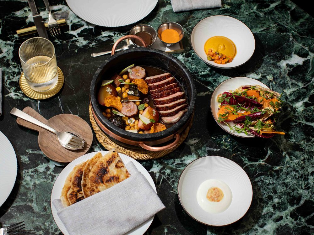 Pato curado e tagine de abóbora, Saga Pato curado e tagine de abóbora, Saga