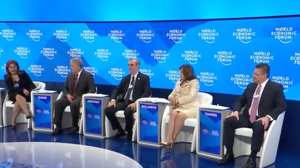 Clima de negocios: Presidentes de LatAm buscan captar inversiones en Davos Clima de negocios: Presidentes de LatAm buscan captar inversiones en Davos