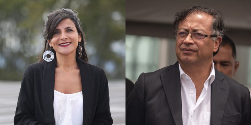 Ministra de Minas y Energía, Irene Vélez, y el presidente Gustavo Petro Ministra de Minas y Energía, Irene Vélez, y el presidente Gustavo Petro