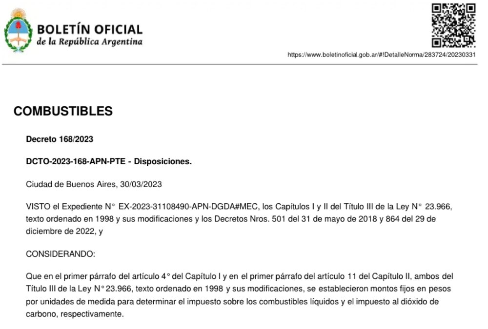 Argentina frena aumento del 22% en combustibles en medio de disparada inflacionaria Argentina frena aumento del 22% en combustibles en medio de disparada inflacionaria
