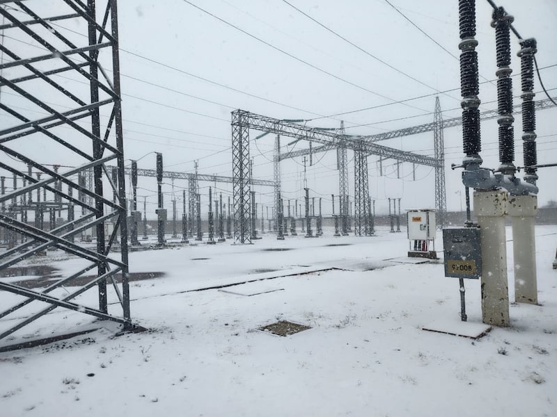 CFE nieve subestación CFE nieve subestación