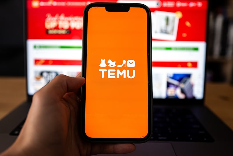 El logotipo de Temu, operado por PDD Holdings Inc. El logotipo de Temu, operado por PDD Holdings Inc.