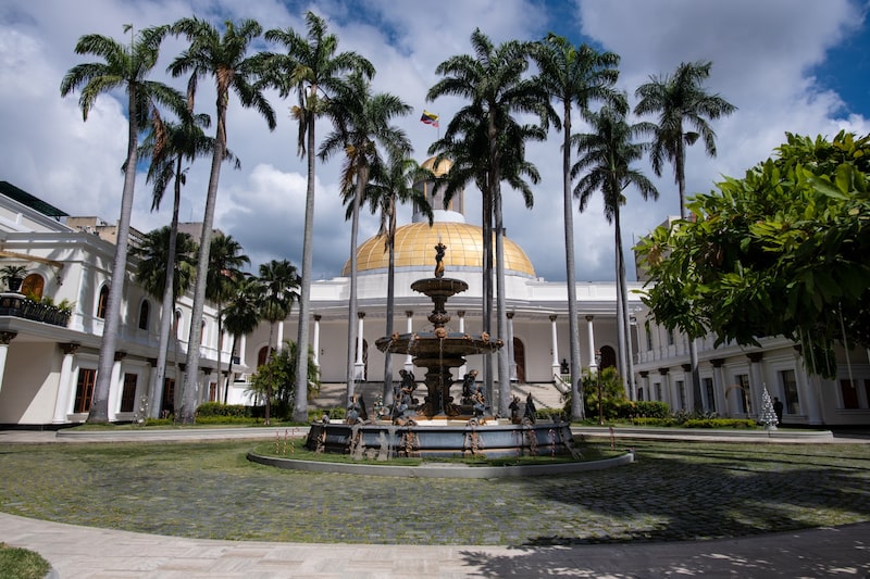 El Palacio Federal Legislativo en Caracas. Fuente: Bloomberg. El Palacio Federal Legislativo en Caracas. Fuente: Bloomberg.