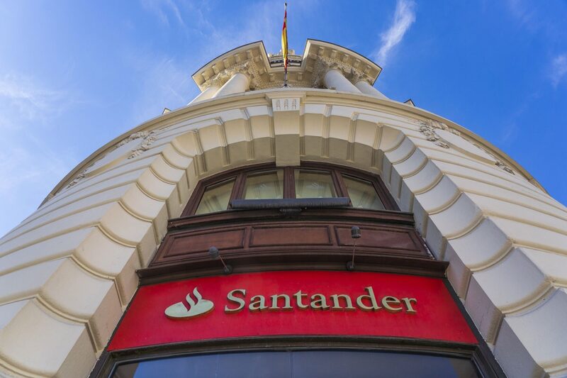 Agência do Banco Santander em Madri, na Espanha: Agência do Banco Santander em Madri, na Espanha: