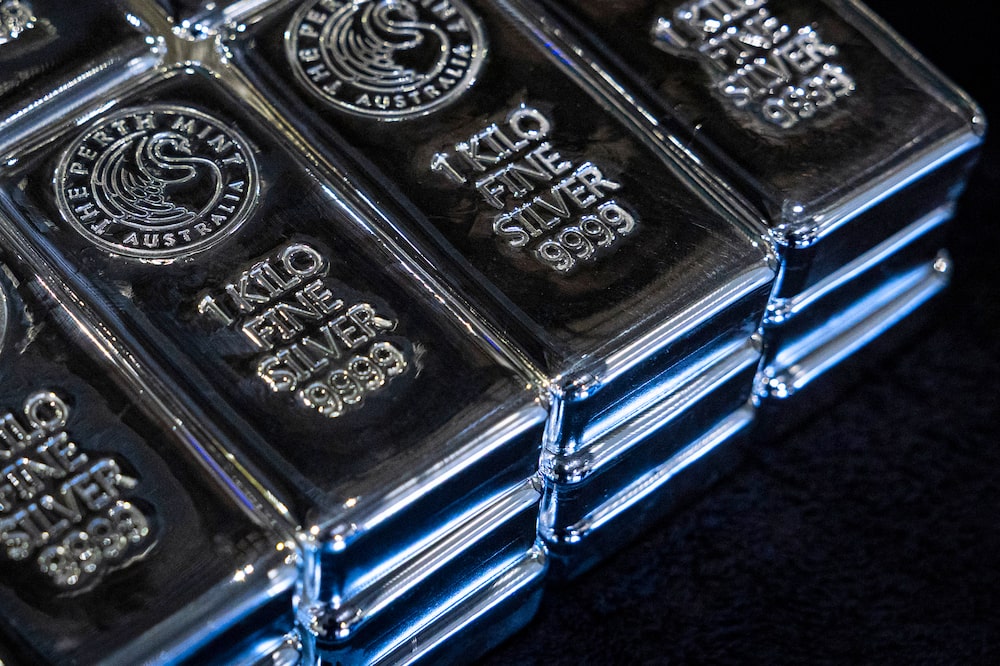 One-kilogram silver bars stacked at the Perth Mint Refinery, operated by Gold Corp., in Perth, Australia, on Thursday, Feb. 5, 2026. The reversal came as the stock market was whipsawed by volatility, Bitcoin tumbled and what had been a steep run-up in gold and silver prices abruptly reversed, all of which drove investors into the safety of US Treasuries. Photographer: Matt Jelonek/Bloomberg One-kilogram silver bars stacked at the Perth Mint Refinery, operated by Gold Corp., in Perth, Australia, on Thursday, Feb. 5, 2026. The reversal came as the stock market was whipsawed by volatility, Bitcoin tumbled and what had been a steep run-up in gold and silver prices abruptly reversed, all of which drove investors into the safety of US Treasuries. Photographer: Matt Jelonek/Bloomberg