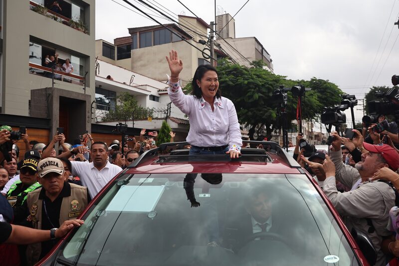 Keiko Fujimori.
Fotógrafo: Sebastián Castaneda/Bloomberg Keiko Fujimori.
Fotógrafo: Sebastián Castaneda/Bloomberg