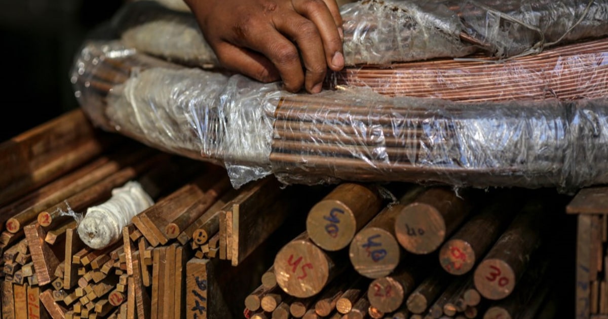 Cobre supera US$14.500 por tonelada por tensión de oferta