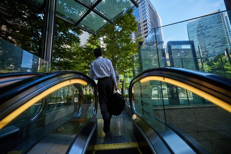 A morning commuter gets off an escalator in Tokyo, Japan, on Monday, Aug. 21, 2023. Japan's ministry of internal affairs will release the country's monthly unemployment rate on Aug. 29. A morning commuter gets off an escalator in Tokyo, Japan, on Monday, Aug. 21, 2023. Japan's ministry of internal affairs will release the country's monthly unemployment rate on Aug. 29.
