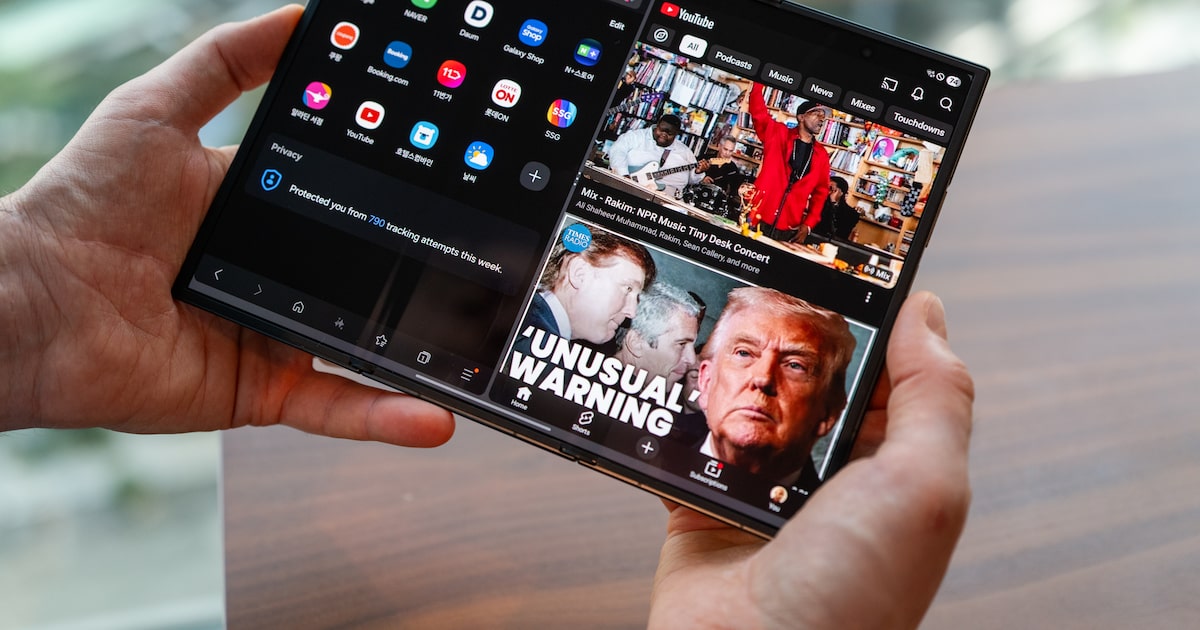 Samsung lanza su teléfono plegable más ambicioso, pero con defectos de diseño que lo hacen menos sofisticado