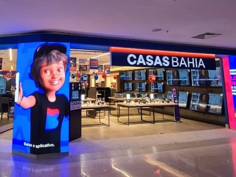 Casas Bahia, uma das maiores varejistas do país, enfrenta dificuldades financeiras e busca recuperação da operação (Foto: Bloomberg Línea) Casas Bahia, uma das maiores varejistas do país, enfrenta dificuldades financeiras e busca recuperação da operação (Foto: Bloomberg Línea)