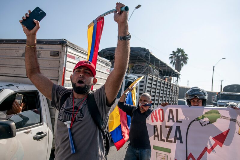 Colombia's Truck Union Strikes Following End To Fuel Subsidies Colombia's Truck Union Strikes Following End To Fuel Subsidies