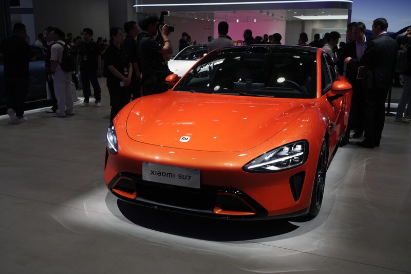 El Xiaomi SU7.
Fotógrafo: Qilai Shen/Bloomberg El Xiaomi SU7.
Fotógrafo: Qilai Shen/Bloomberg