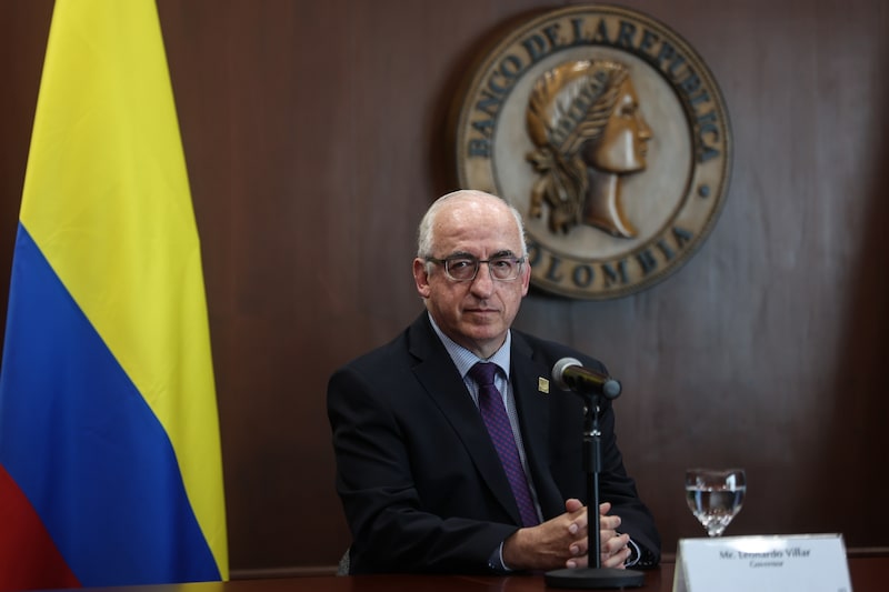 Leonardo Villa, gerente del Banco de la República. Leonardo Villa, gerente del Banco de la República.
