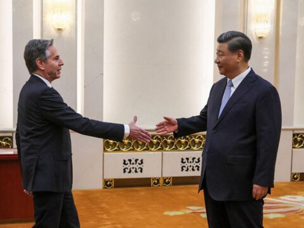 Antony Blinken y Xi Jinping Antony Blinken y Xi Jinping