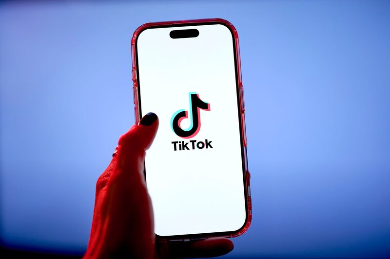 El logotipo de TikTok en un smartphone en Nueva York. El logotipo de TikTok en un smartphone en Nueva York.