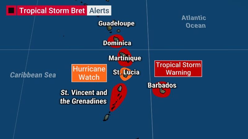 Islas afectadas por la tormenta. Islas afectadas por la tormenta.