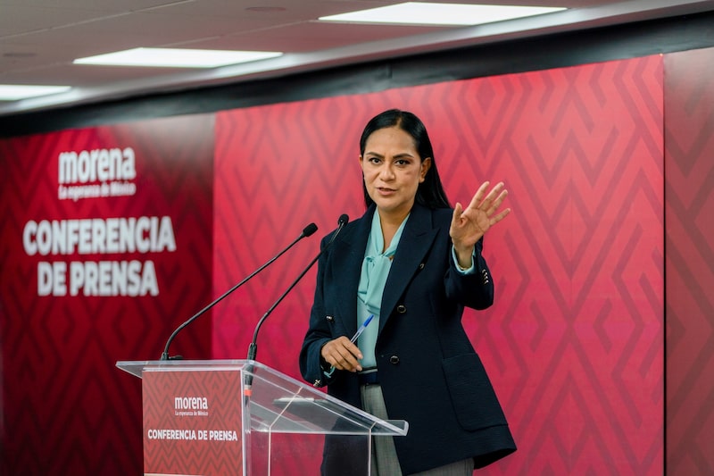 La presidenta de Morena, Ariadna Montiel. La presidenta de Morena, Ariadna Montiel.