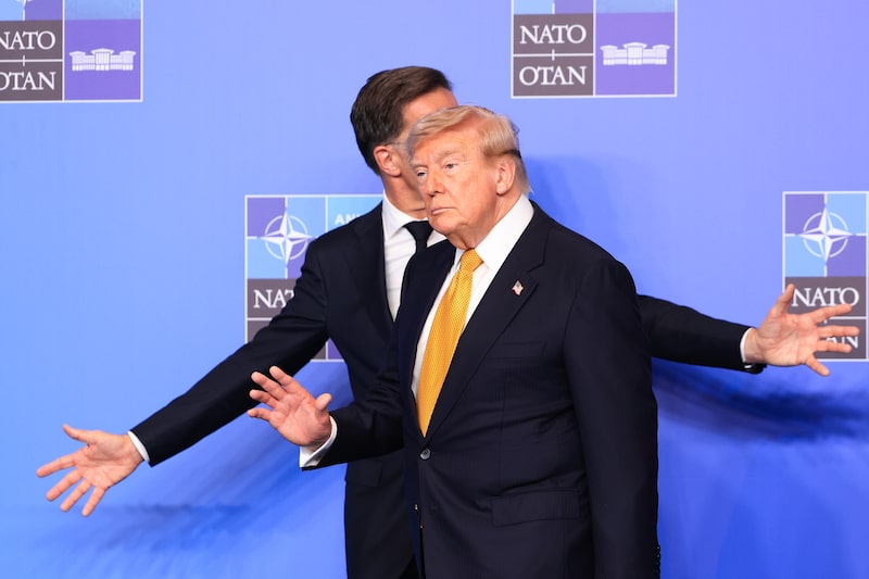 Mark Rutte, secretary general of the North Atlantic Treaty Organization (NATO), left, and US President Donald Trump, at the NATO Summit in Ankara, Turkey, on Wednesday, July 8, 2026. Turkey is hosting leaders of NATO nations amid growing concerns over Washington's long-term commitment to European security. Photographer: Krisztian Bocsi/Bloomberg Mark Rutte, secretary general of the North Atlantic Treaty Organization (NATO), left, and US President Donald Trump, at the NATO Summit in Ankara, Turkey, on Wednesday, July 8, 2026. Turkey is hosting leaders of NATO nations amid growing concerns over Washington's long-term commitment to European security. Photographer: Krisztian Bocsi/Bloomberg