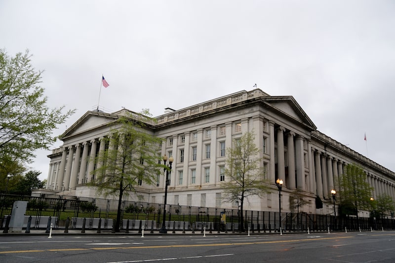El edificio del Tesoro de Estados Unidos en Washington. Fotógrafa: Stefani Reynolds/Bloomberg. El edificio del Tesoro de Estados Unidos en Washington. Fotógrafa: Stefani Reynolds/Bloomberg.