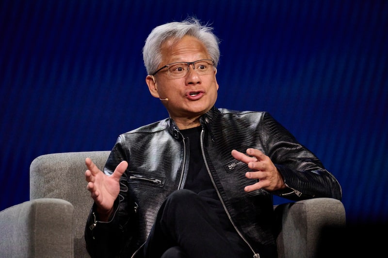 Jensen Huang, chief executive officer of Nvidia Corp., speaks during the 2026 CES event in Las Vegas, Nevada, US, on Tuesday, Jan. 6, 2026. Siemens and Nvidia announced an expansion of their strategic partnership to develop industrial and physical AI solutions to bring AI-driven innovation to industrial workflow. Photographer: Bridget Bennett/Bloomberg Jensen Huang, chief executive officer of Nvidia Corp., speaks during the 2026 CES event in Las Vegas, Nevada, US, on Tuesday, Jan. 6, 2026. Siemens and Nvidia announced an expansion of their strategic partnership to develop industrial and physical AI solutions to bring AI-driven innovation to industrial workflow. Photographer: Bridget Bennett/Bloomberg
