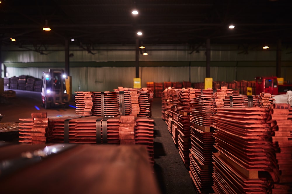 Copper Production at KGHM Polska Miedz SA Smelting Plant Copper Production at KGHM Polska Miedz SA Smelting Plant