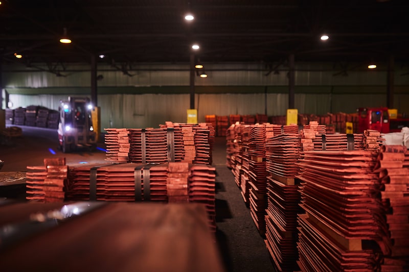 Copper Production at KGHM Polska Miedz SA Smelting Plant Copper Production at KGHM Polska Miedz SA Smelting Plant