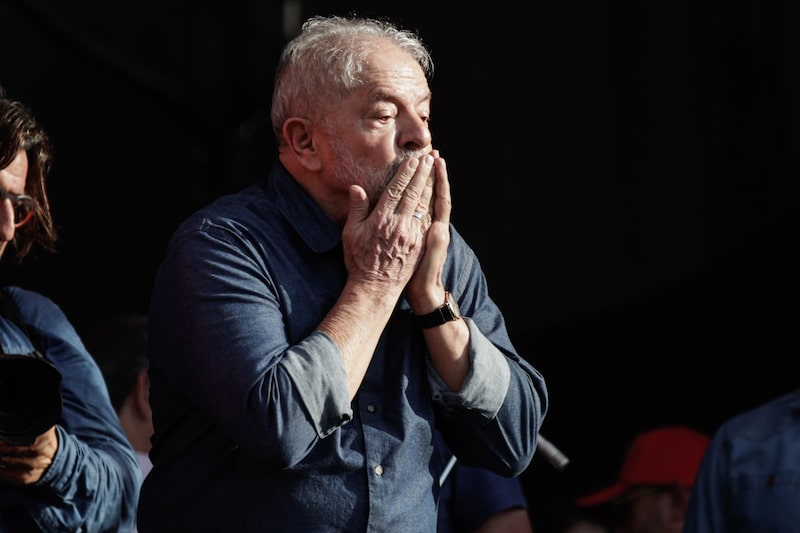 Luiz Inacio Lula da Silva, Brazil's former president, during an event organized by workers' unions in Sao Paulo. Luiz Inacio Lula da Silva, Brazil's former president, during an event organized by workers' unions in Sao Paulo.