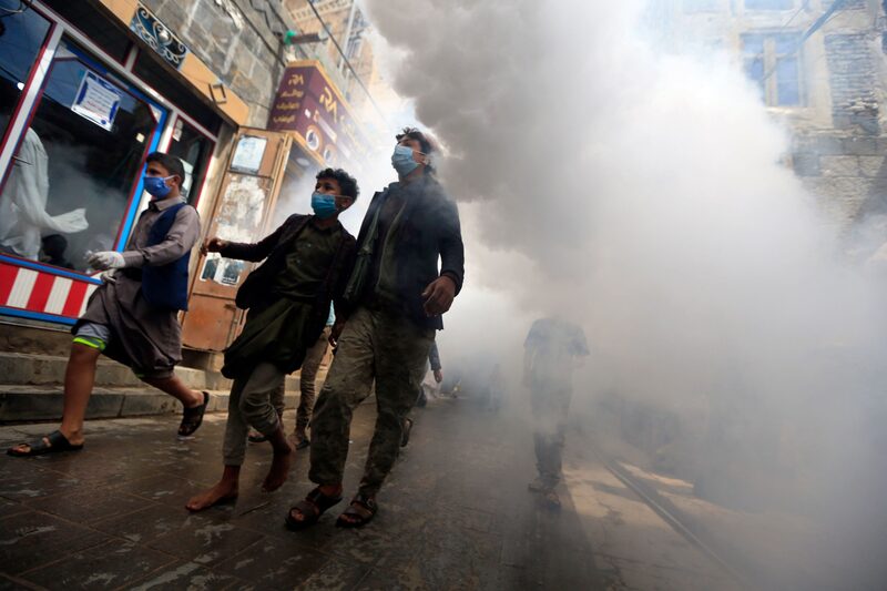 Mercado da cidade velha, da capital do Iemen, Sanaa Mercado da cidade velha, da capital do Iemen, Sanaa