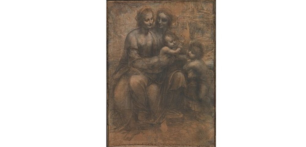 Otra de las obras de Da Vinci vandalizadas Otra de las obras de Da Vinci vandalizadas