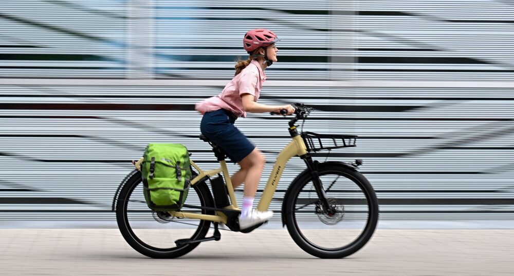 Imagen de una bicicleta eléctrica Imagen de una bicicleta eléctrica