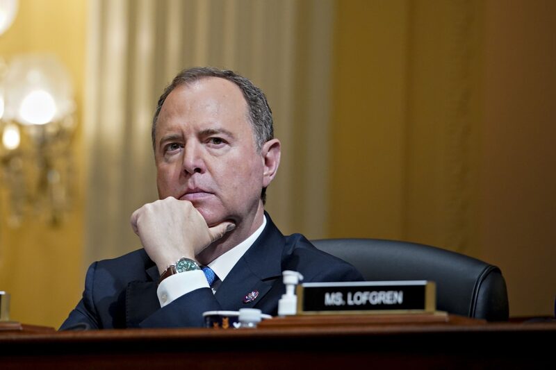 El representante Adam Schiff, demócrata de California, durante una audiencia del Comité Selecto para Investigar el Ataque del 6 de enero en el Capitolio de Estados Unidos en Washington, D.C., Estados Unidos, el martes 12 de julio de 2022. El representante Adam Schiff, demócrata de California, durante una audiencia del Comité Selecto para Investigar el Ataque del 6 de enero en el Capitolio de Estados Unidos en Washington, D.C., Estados Unidos, el martes 12 de julio de 2022.