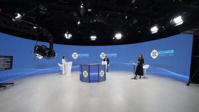 Resumen del debate presidencial en Ecuador: tenso encuentro entre Noboa y González Resumen del debate presidencial en Ecuador: tenso encuentro entre Noboa y González