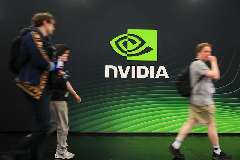The Nvidia logo at the Gamescom computer gaming fair in Cologne, Germany, on Wednesday, Aug. 26, 2026. Gamescon runs until Aug. 30. Photographer: Krisztian Bocsi/Bloomberg The Nvidia logo at the Gamescom computer gaming fair in Cologne, Germany, on Wednesday, Aug. 26, 2026. Gamescon runs until Aug. 30. Photographer: Krisztian Bocsi/Bloomberg