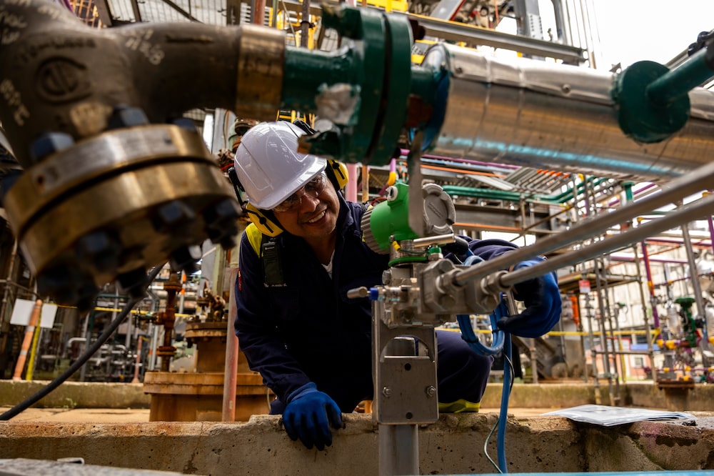 A worker performs general maintenance on the gasoline and diesel processing plant at the Ecopetrol Barrancabermeja refinery in Barrancabermeja, Santander department, Colombia, on Tuesday, Oct. 7, 2025. Colombia, the world's only significant oil producer to join a bloc of nations vowing to quit fossil fuels, is poised for an about face as President Gustavo Petro's term winds down. Photographer: Esteban Vanegas/Bloomberg A worker performs general maintenance on the gasoline and diesel processing plant at the Ecopetrol Barrancabermeja refinery in Barrancabermeja, Santander department, Colombia, on Tuesday, Oct. 7, 2025. Colombia, the world's only significant oil producer to join a bloc of nations vowing to quit fossil fuels, is poised for an about face as President Gustavo Petro's term winds down. Photographer: Esteban Vanegas/Bloomberg
