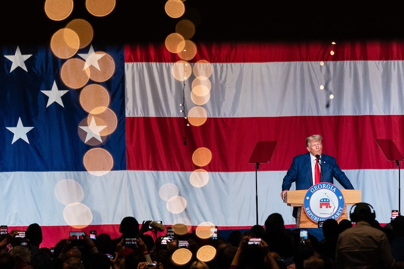 Participó de una convención republicana. Busca volver a la Casa Blanca en 2024 Participó de una convención republicana. Busca volver a la Casa Blanca en 2024