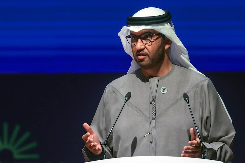 Sultan Al Jaber, CEO de Adnoc. Fotógrafo: Dhiraj Singh/Bloomberg Sultan Al Jaber, CEO de Adnoc. Fotógrafo: Dhiraj Singh/Bloomberg