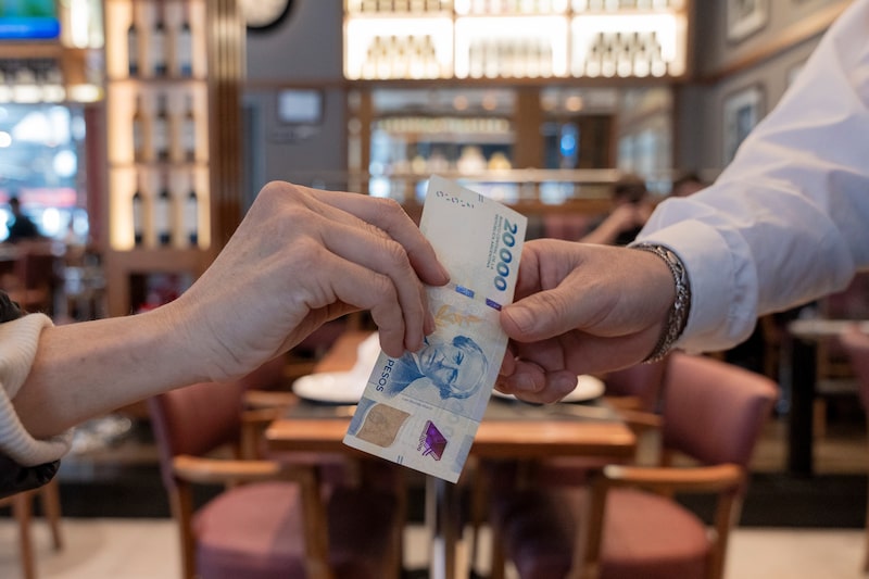 Billete de 20.000 pesos argentinos. Billete de 20.000 pesos argentinos.
