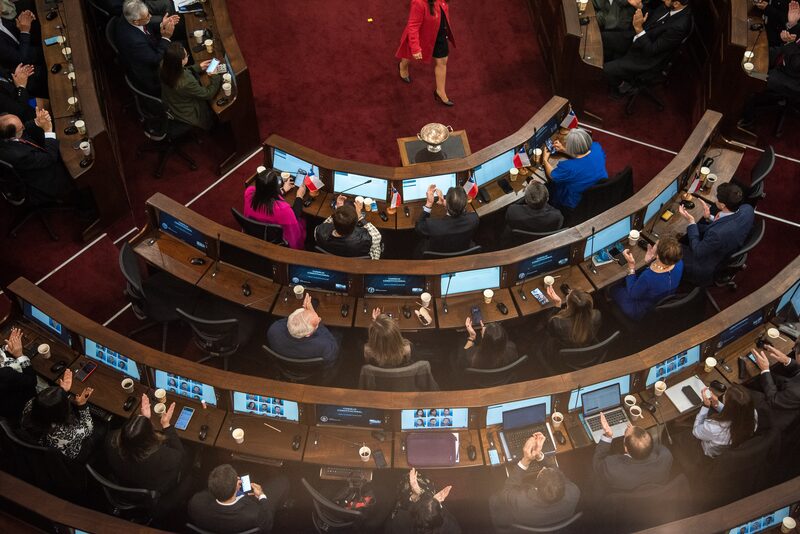 Chile President Boric Delivers Speaks At Constitutional Council Chile President Boric Delivers Speaks At Constitutional Council