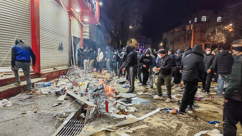 Protestas en Irán. Fuente: Bloomberg Protestas en Irán. Fuente: Bloomberg