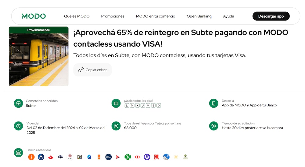 Fuente: modo.com.ar Fuente: modo.com.ar