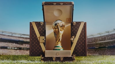 Así es el baúl de Louis Vuitton que resguarda la Copa del Mundo Así es el baúl de Louis Vuitton que resguarda la Copa del Mundo