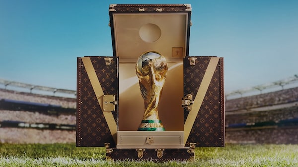 Así es el baúl de Louis Vuitton que resguarda la Copa del Mundo Así es el baúl de Louis Vuitton que resguarda la Copa del Mundo